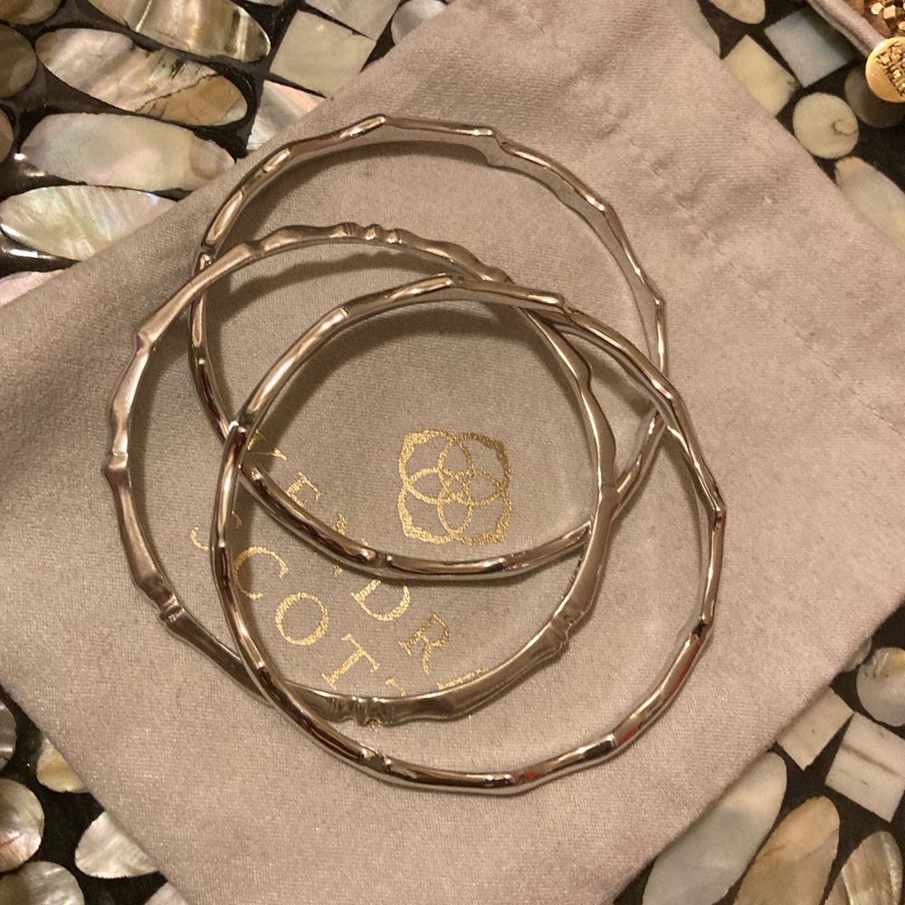 Kendra Scott Silver Stack Bracelets